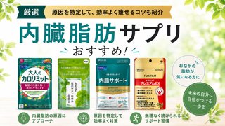 【厳選】内臓脂肪サプリおすすめ10選！原因を特定して効率よく痩せるコツも紹介 