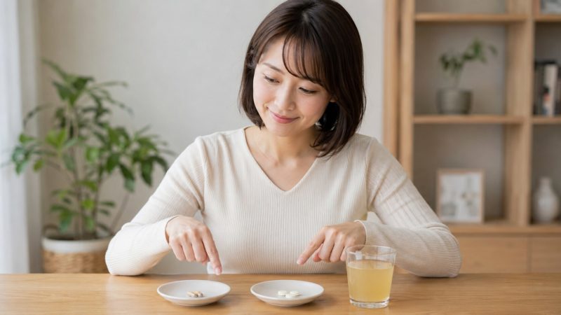 自分に合った酵素サプリの選び方。形状や粒の大きさを比較して、続けやすいおすすめのタイプを見つける。