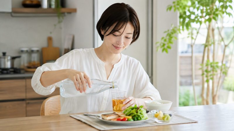 普段の食事を酵素ドリンクに置き換える選び方。摂取カロリーを抑えながら、美肌に必要な栄養を補給。