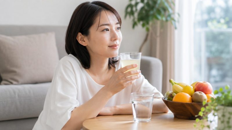 ファスティング（断食）中の栄養補給に最適な酵素ドリンク。体に必要なビタミンやミネラルを効率よく摂取。
