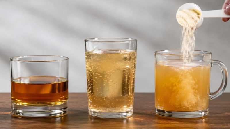 酵素ドリンクの効果的な飲み方。ストレート、炭酸割り、粉末タイプを溶かして飲む方法の比較。