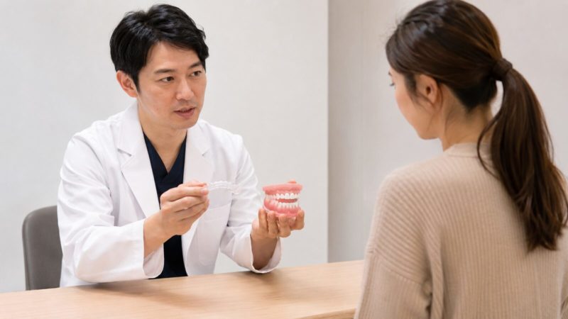 失敗しないマウスピース矯正選びのために、歯科医師から治療の流れや注意点を聞くカウンセリング。