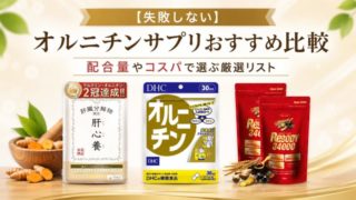 【失敗しない】オルニチンサプリおすすめ比較｜配合量やコスパで選ぶ厳選リスト 