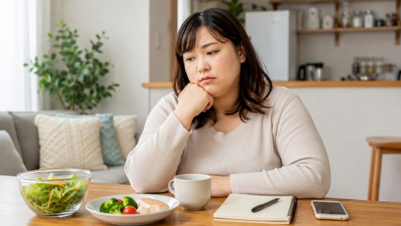 糖質制限ダイエットが辛いと感じている女性