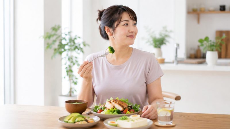 糖質制限ダイエットをしようとしている女性